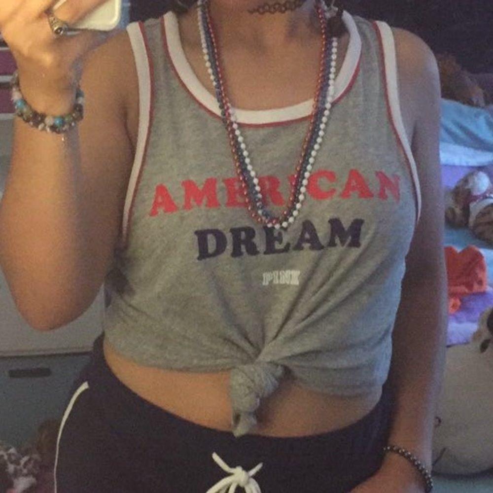 Patriotic Ringer Tank by PINK